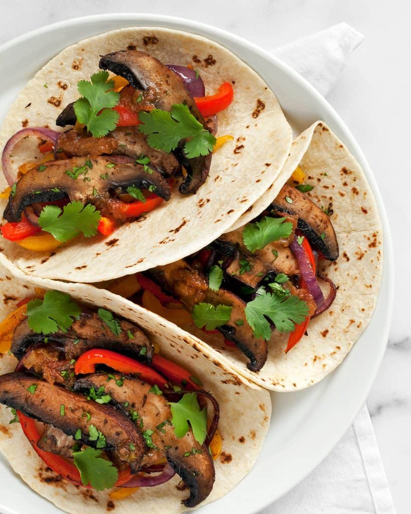 Sheet Pan Portobello Pepper Fajitas