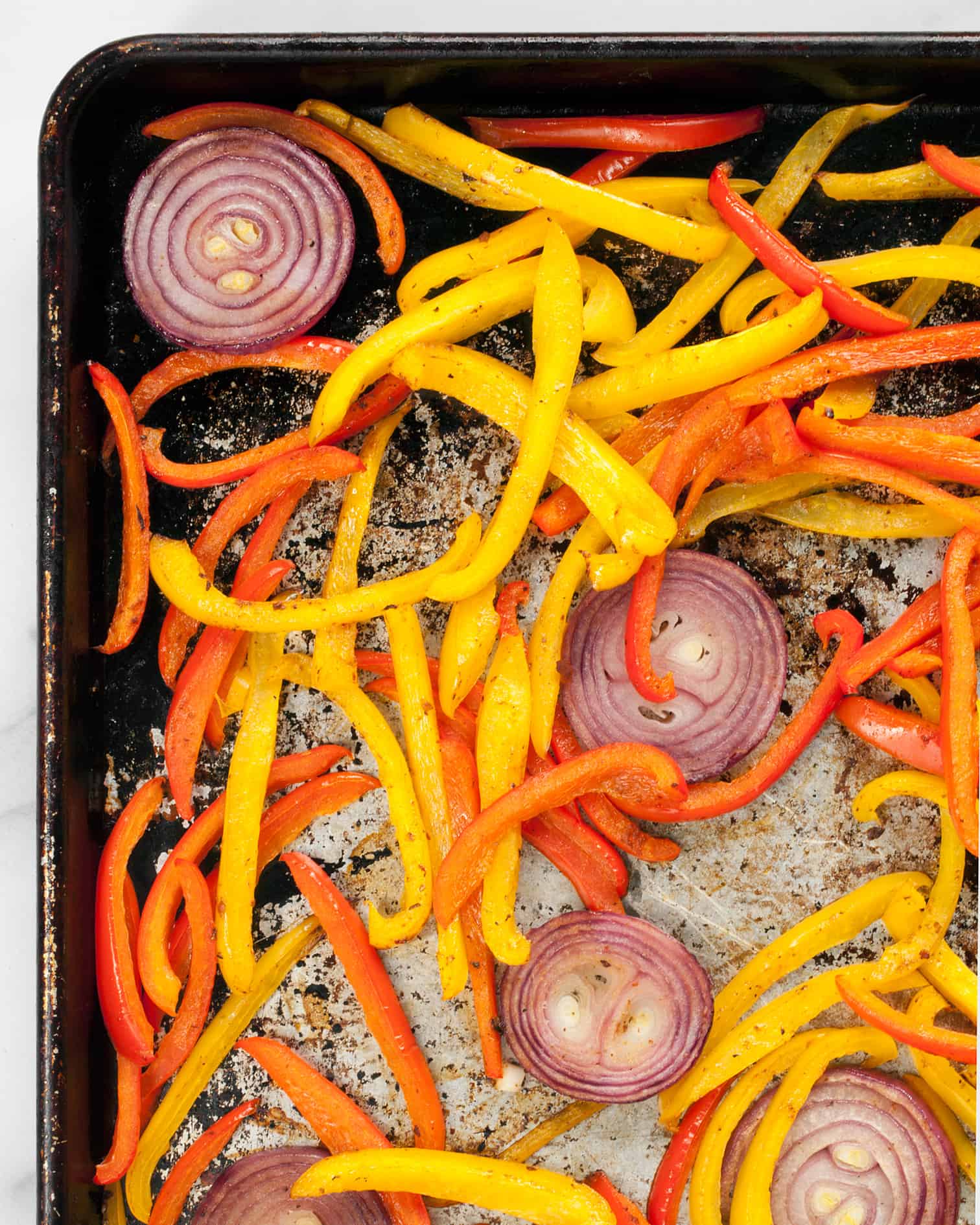 Sheet Pan Portobello Pepper Fajitas Bell Pepper Recipes Last Ingredient