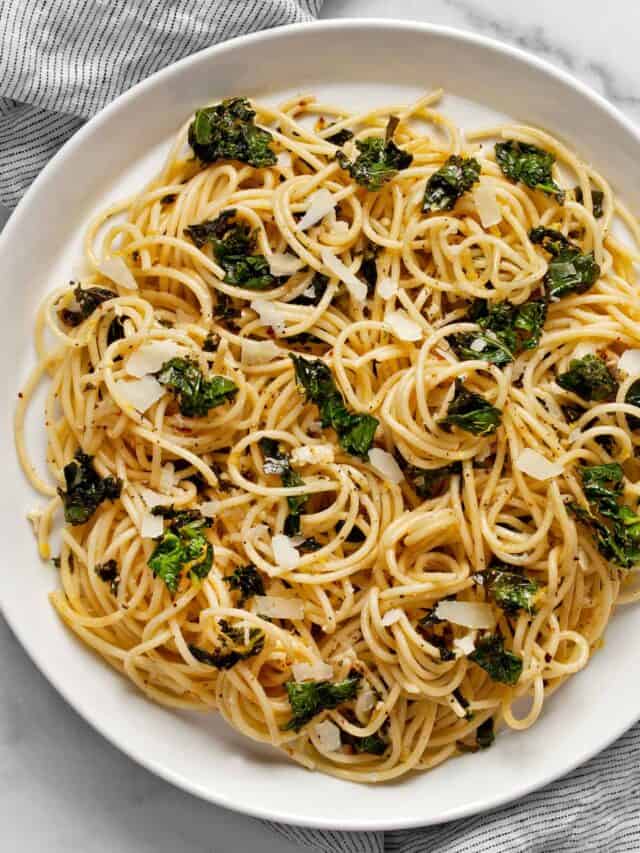 Lemon Kale Pasta Last Ingredient