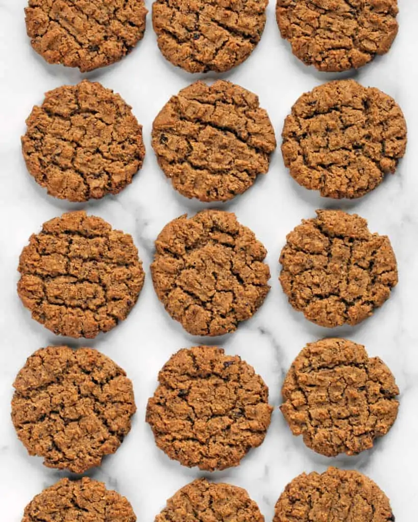 Flourless Peanut Butter Chocolate Cookies