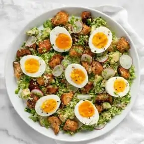 Brussels Sprout Breakfast Salad