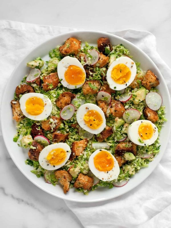 Brussels Sprout Breakfast Salad