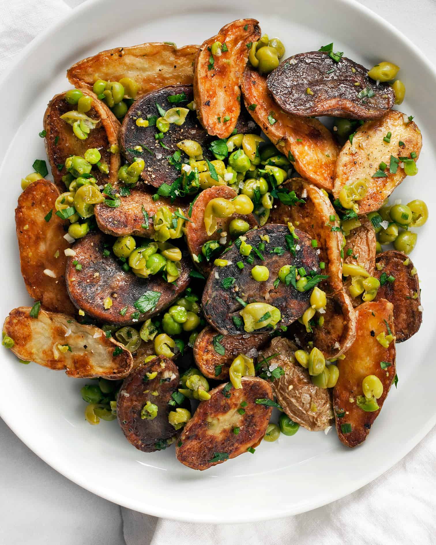 Smashed Pea Roasted Fingerling Potatoes Last Ingredient