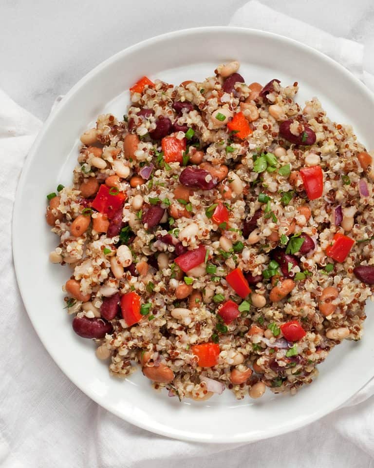 Three Bean Salad with Black, Pinto and Navy Beans Last Ingredient