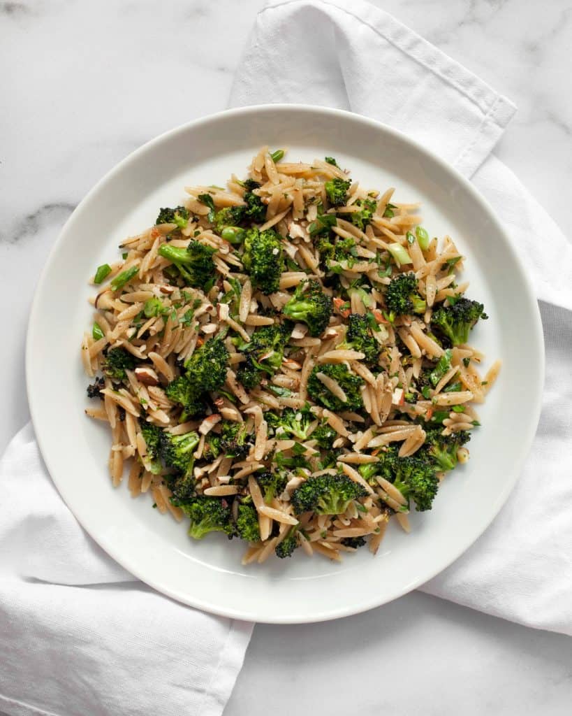 Roasted Broccoli Orzo