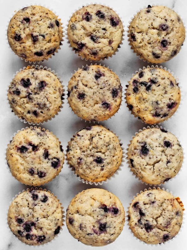 Vegan Blueberry Chia Muffins