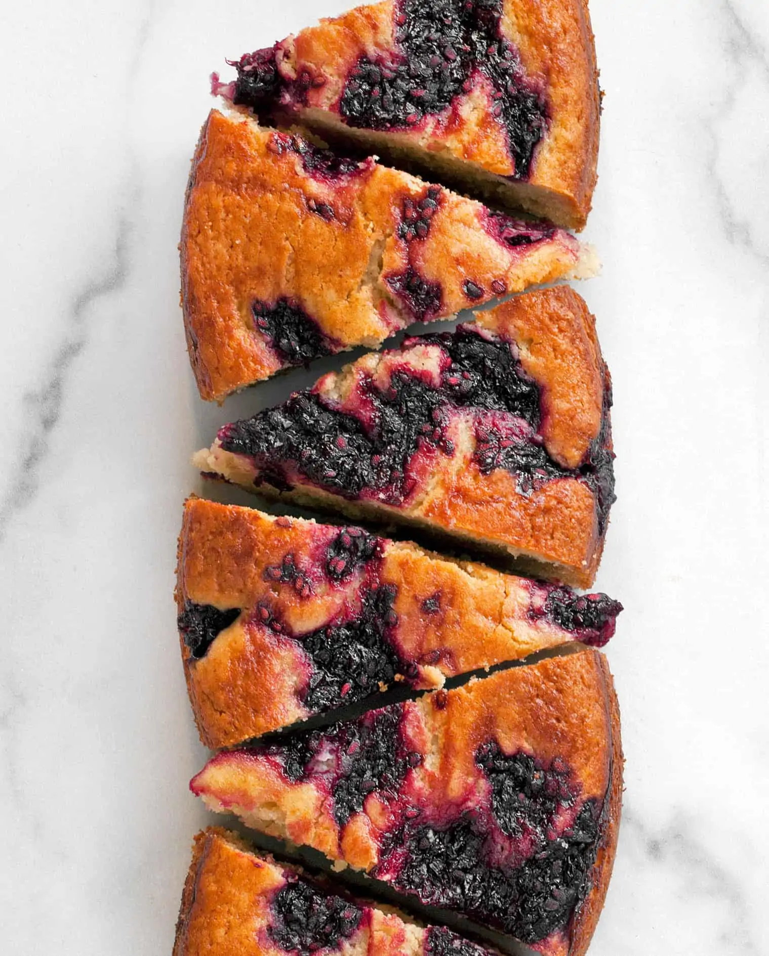 Blackberry Lemon Yogurt Cake