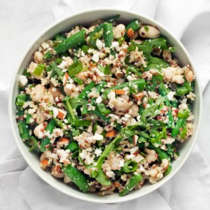 Green Bean White Bean Quinoa