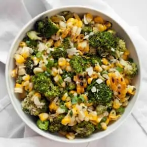 Grilled Corn Broccoli Salad