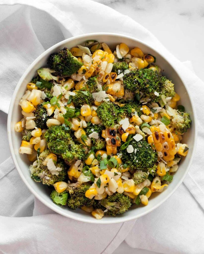 Grilled Corn Broccoli Salad