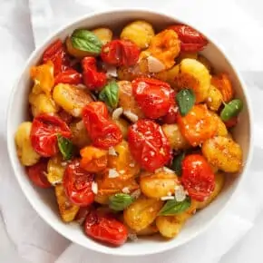 Sheet Pan Cherry Tomato Gnocchi