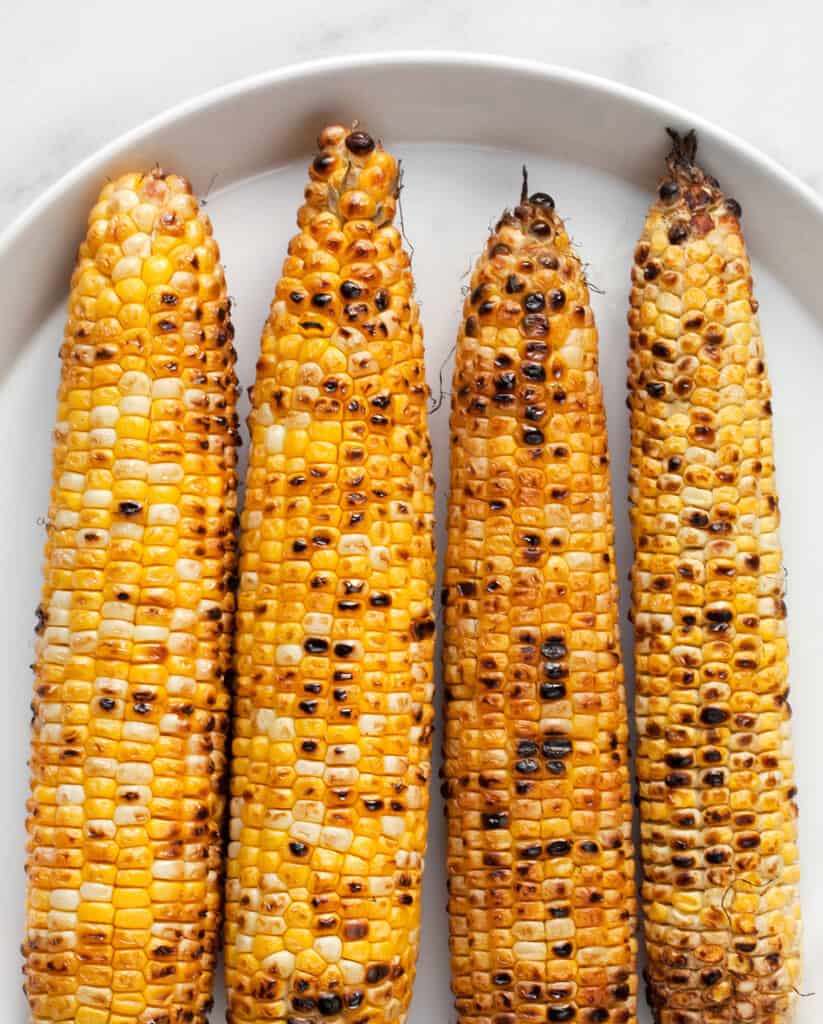Ears of grilled corn