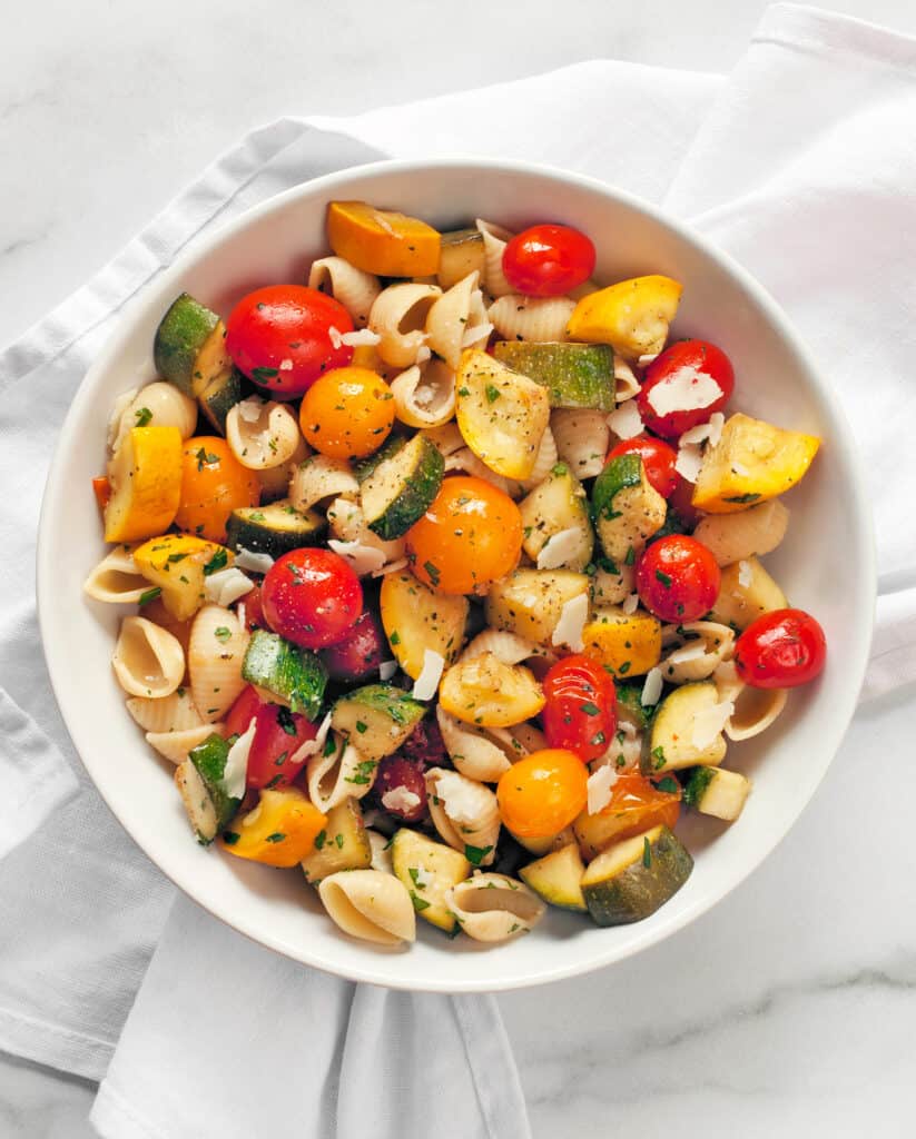 Balsamic Zucchini Tomato Bake