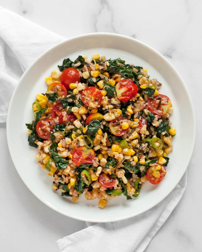 Corn Tomato Wild Rice Salad