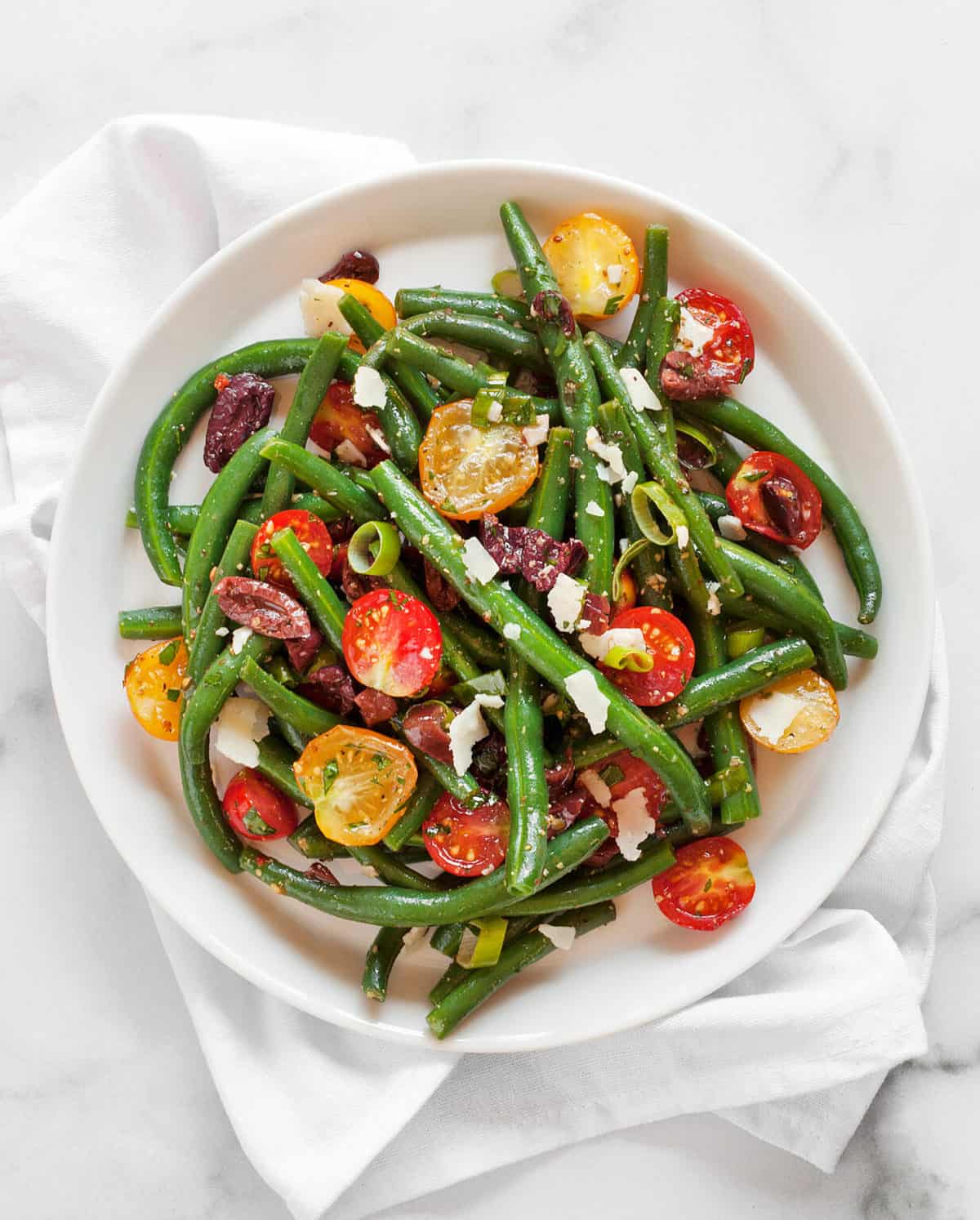Quick & Easy Green Bean Tomato Olive Salad - Last Ingredient