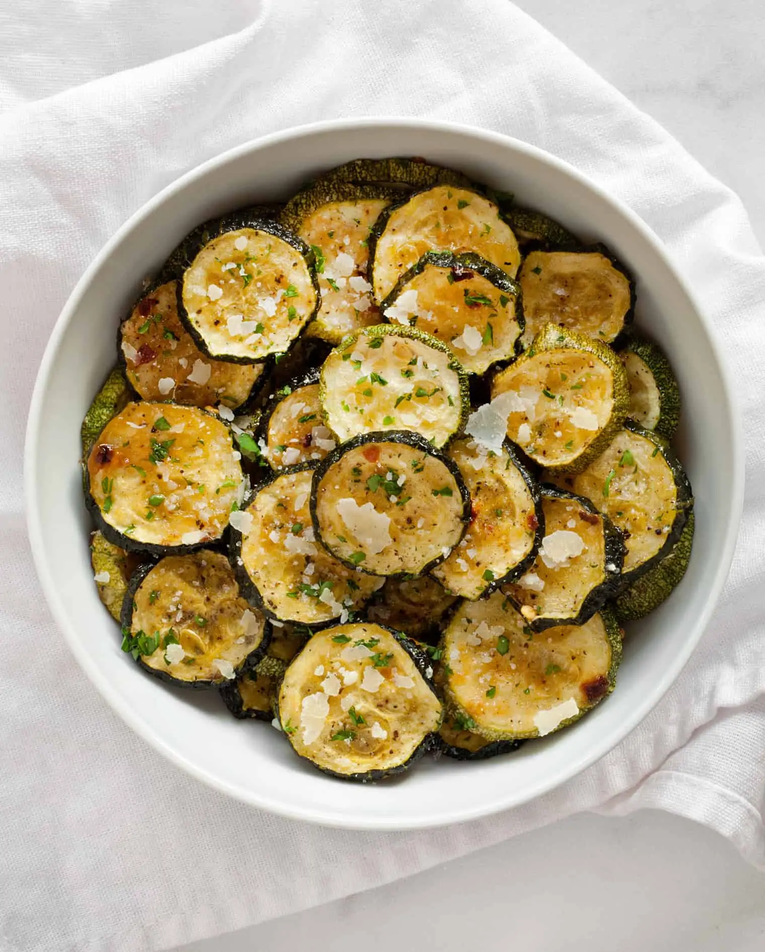 Parmesan Roasted Zucchini