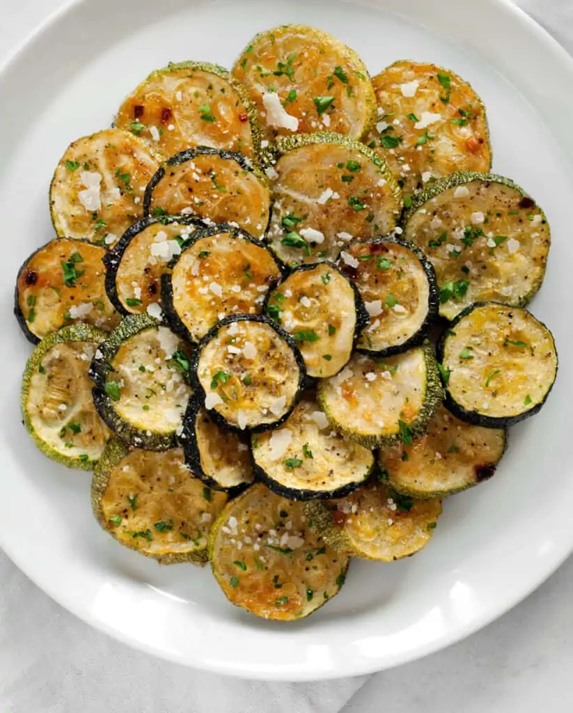 Roasted Zucchini with Parmesan