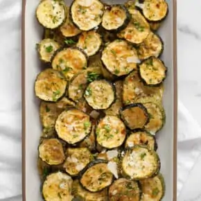 Parmesan Roasted Zucchini