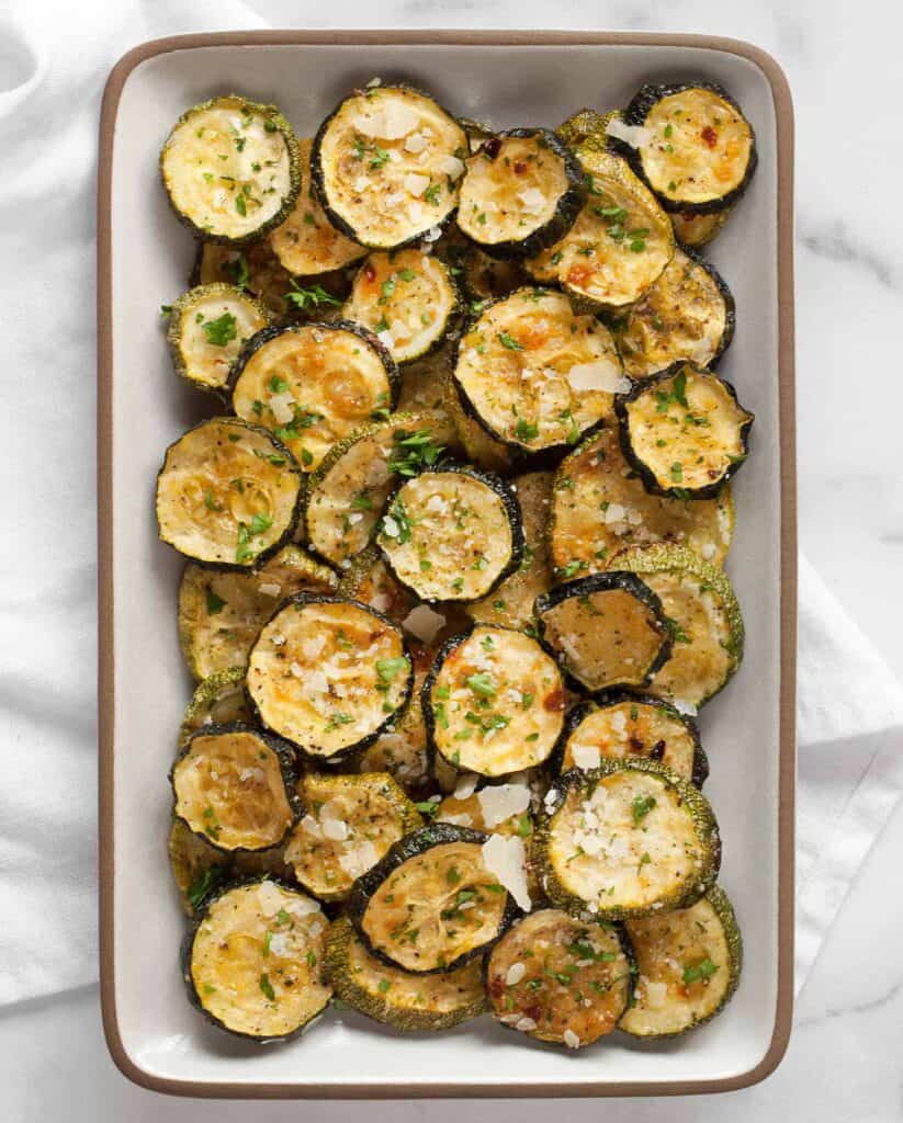 Easy Parmesan Roasted Zucchini | Last Ingredient