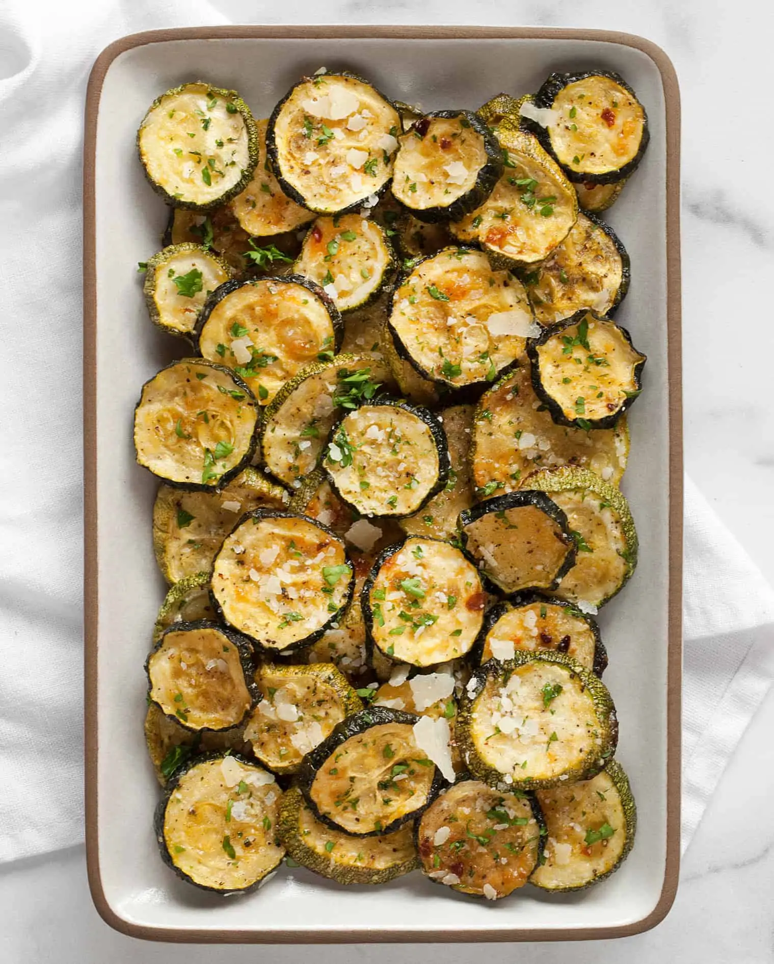 Parmesan Roasted Zucchini