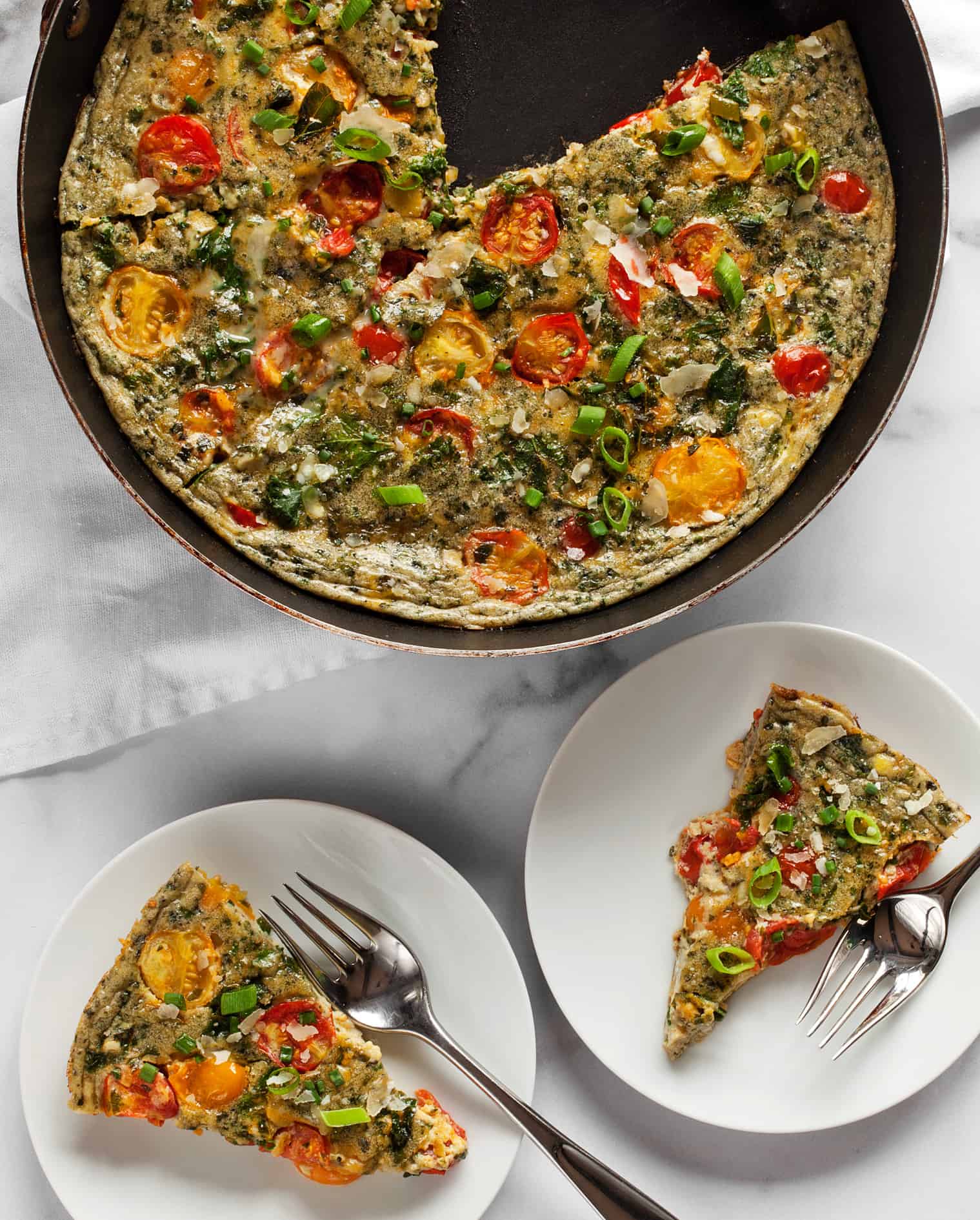 Tomato Kale Pesto Frittata Last Ingredient