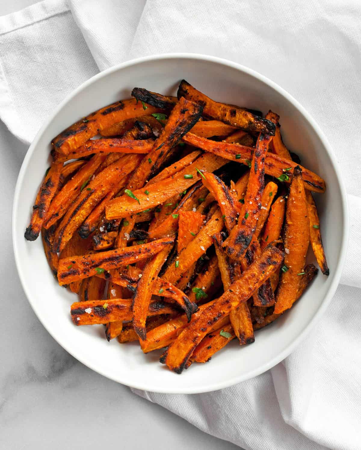 Healthy and Easy Baked Carrot Fries Last Ingredient