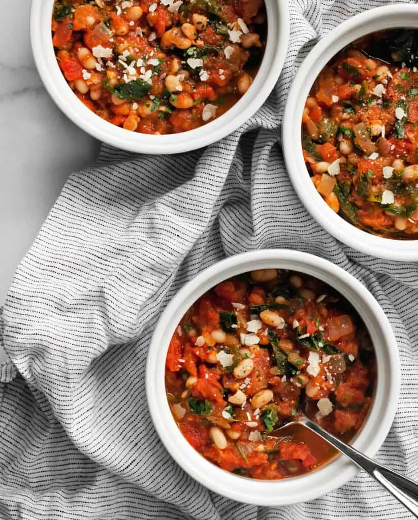 Tomato Soup with White Beans and Rosemary