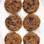 Vegan Cinnamon-Spiced Chocolate Chip Cookies