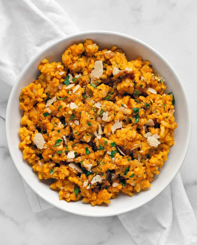 Baked Pumpkin Risotto