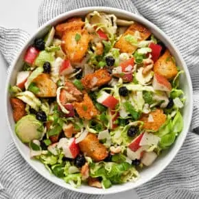 Brussels Sprout Apple Salad