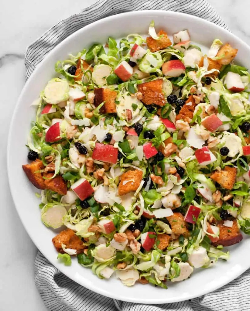 Brussels Sprout Apple Salad