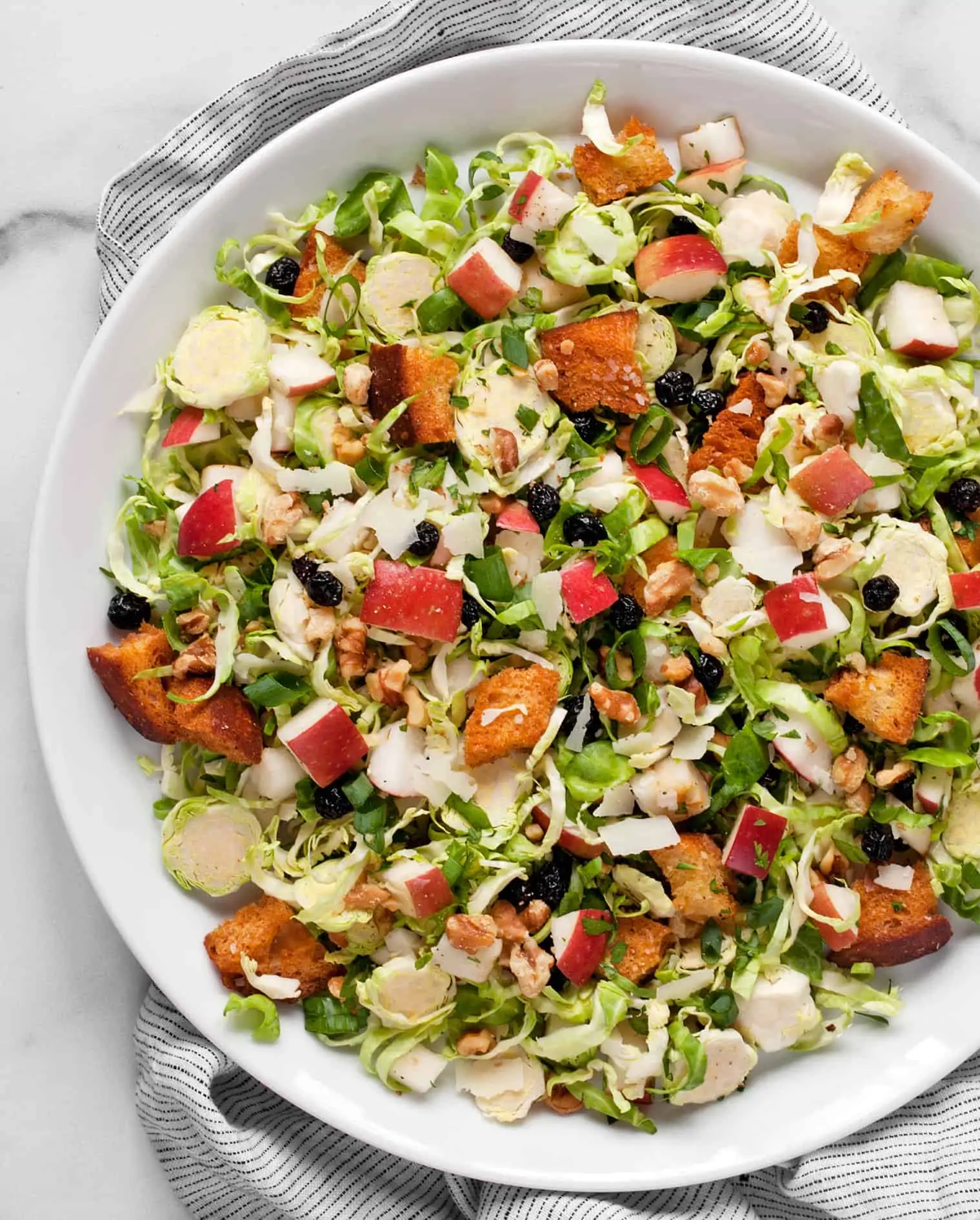 Brussels Sprout Apple Salad