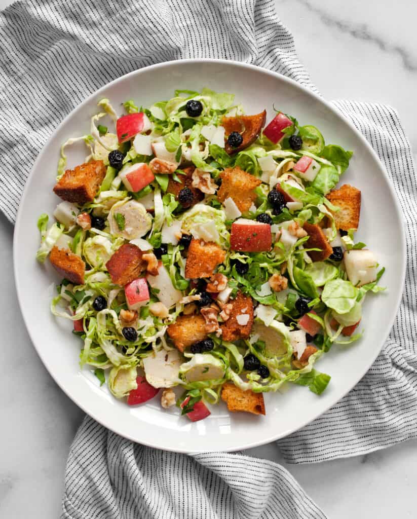 Brussels Sprout Apple Salad