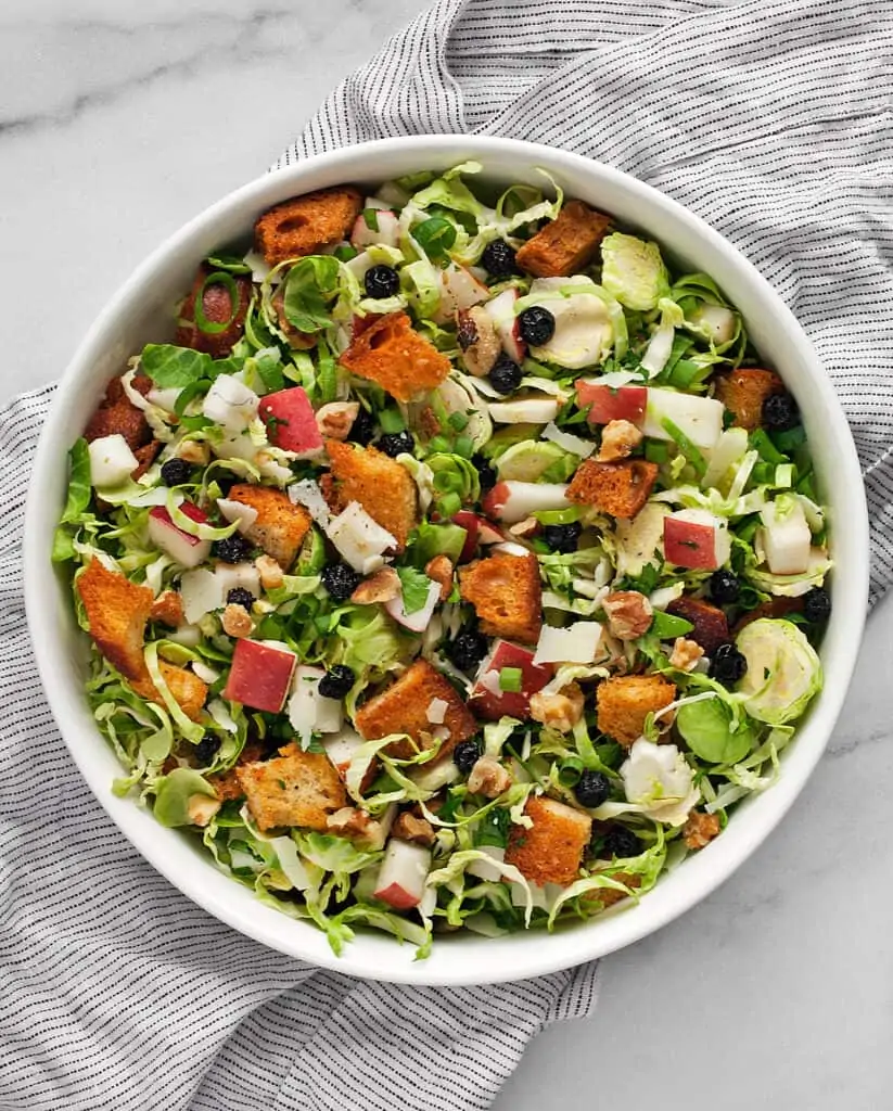 Brussels Sprout Apple Salad