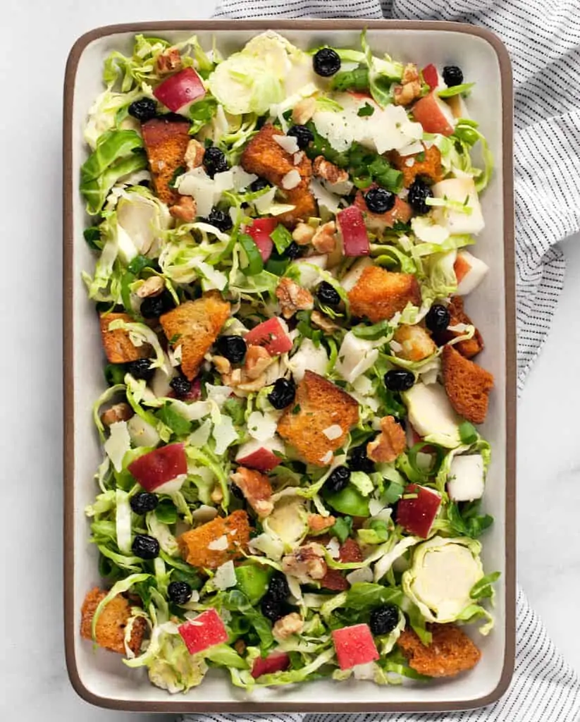 Brussels Sprout Apple Salad