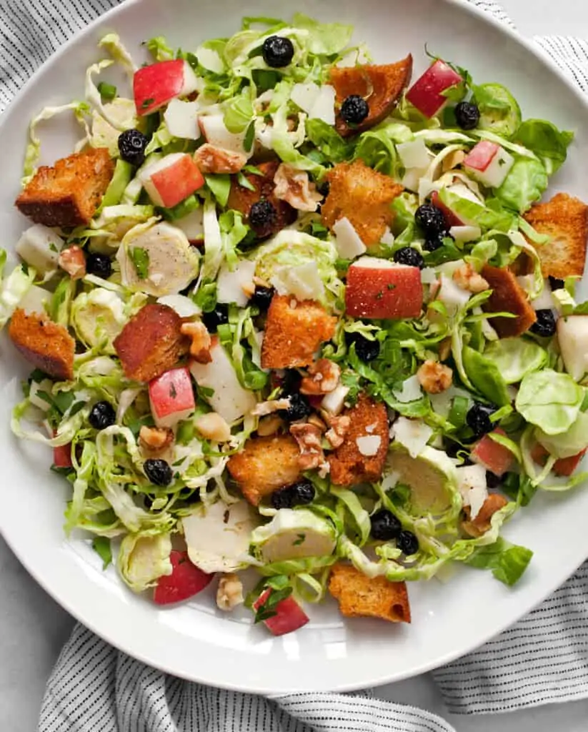 Brussels Sprout Apple Salad