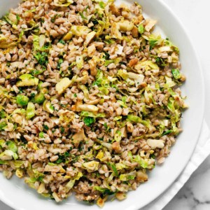 Lemon Brussels Sprout Farro