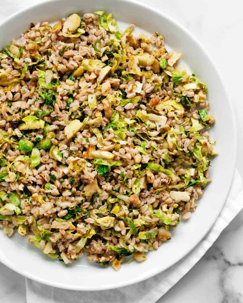 Lemon Brussels Sprout Farro