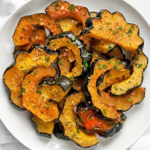 Parmesan Herb Roasted Acorn Squash