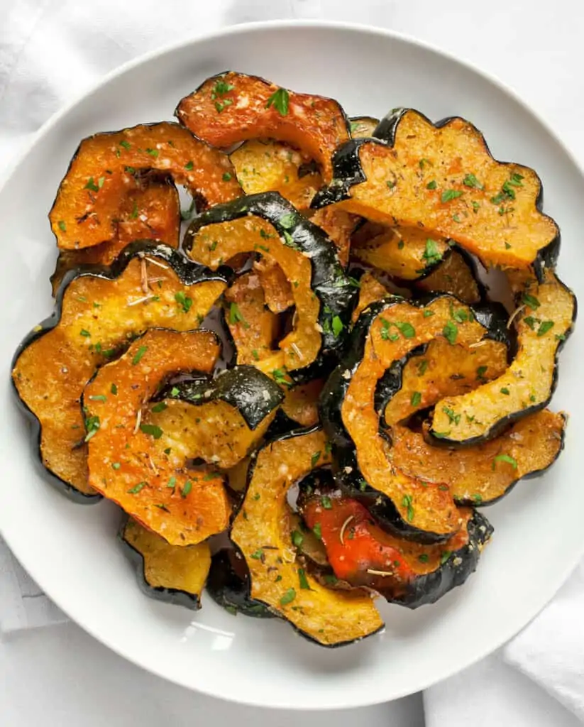 Parmesan Herb Roasted Acorn Squash
