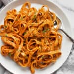 Vegan Creamy Tomato Spinach Pasta