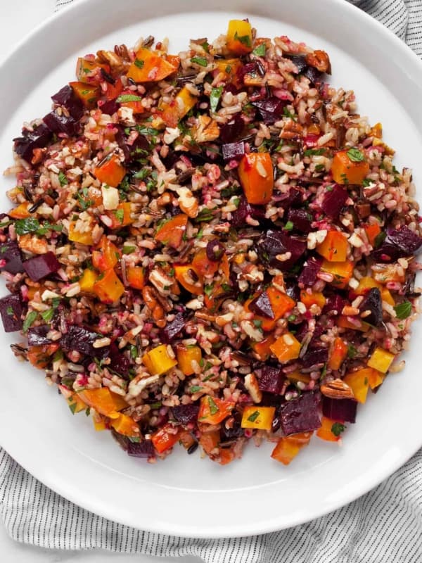 Roasted Beet Wild Rice