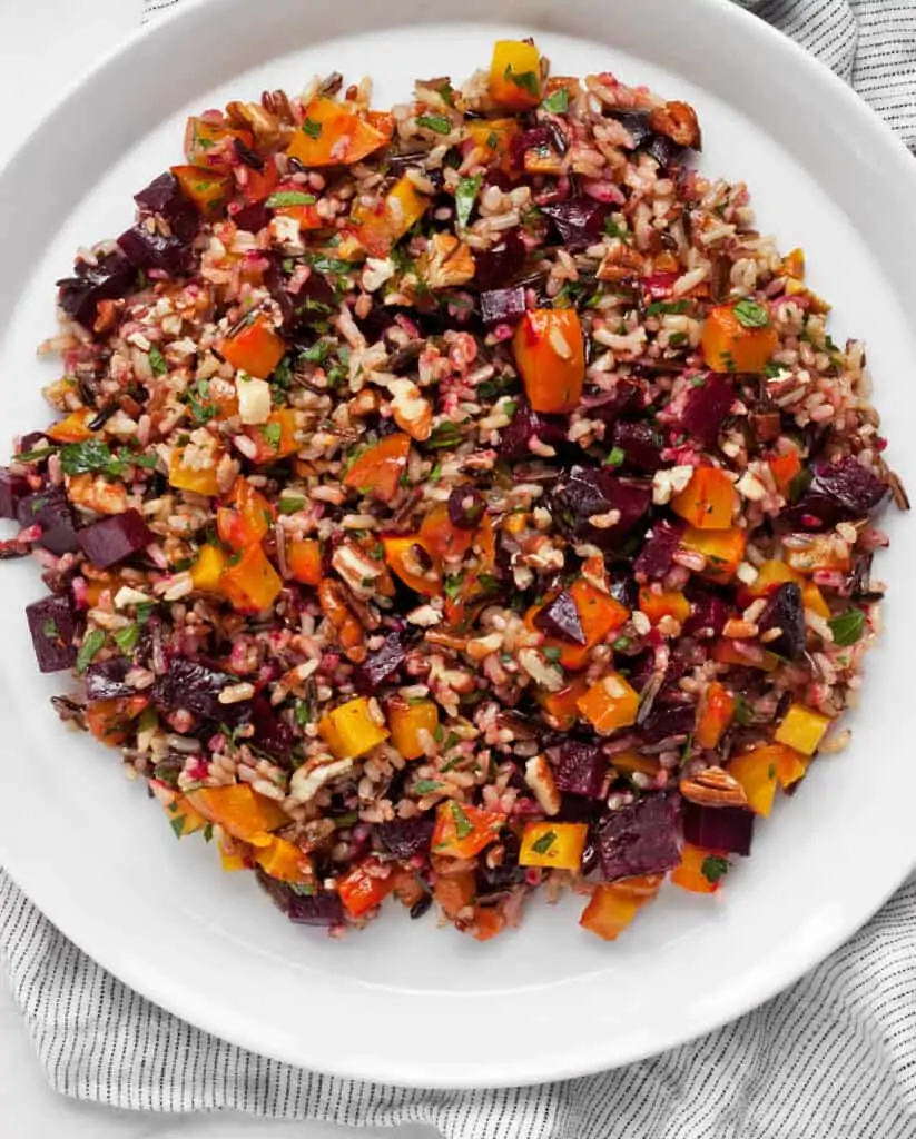 Roasted Beet Wild Rice