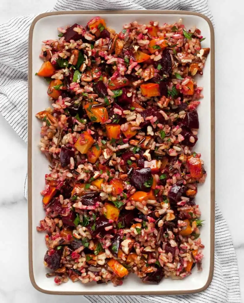 Roasted Beet Wild Rice