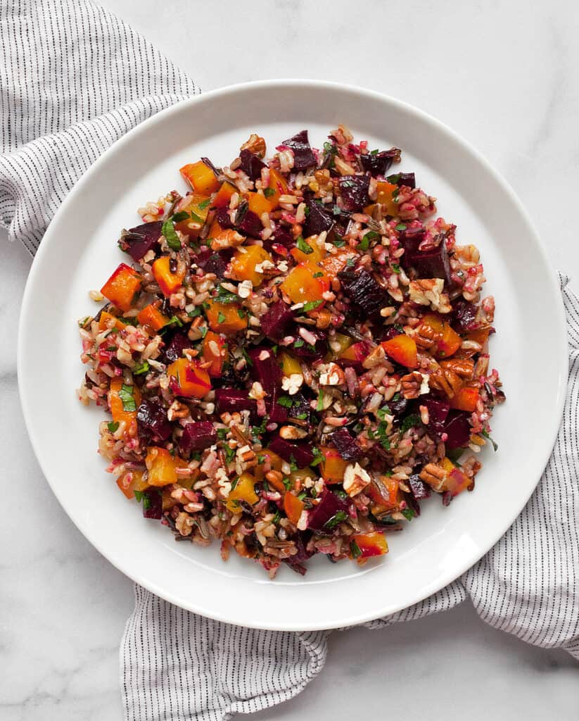 Roasted Beet Wild Rice