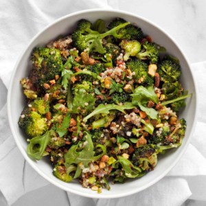 Roasted Broccoli Quinoa Salad