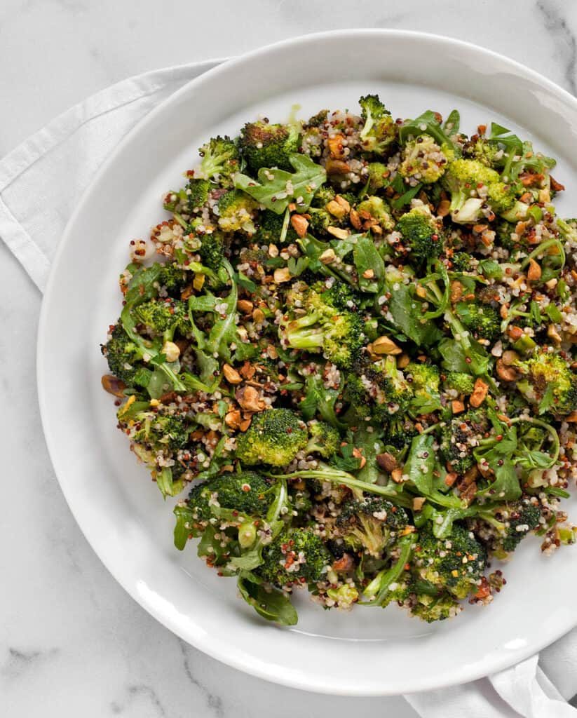 Roasted Broccoli Quinoa Salad