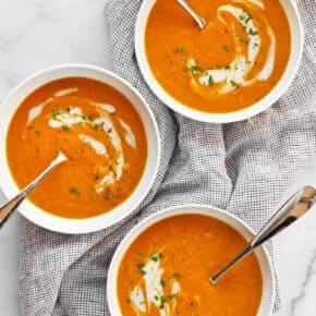 Turmeric Butternut Squash Apple Soup