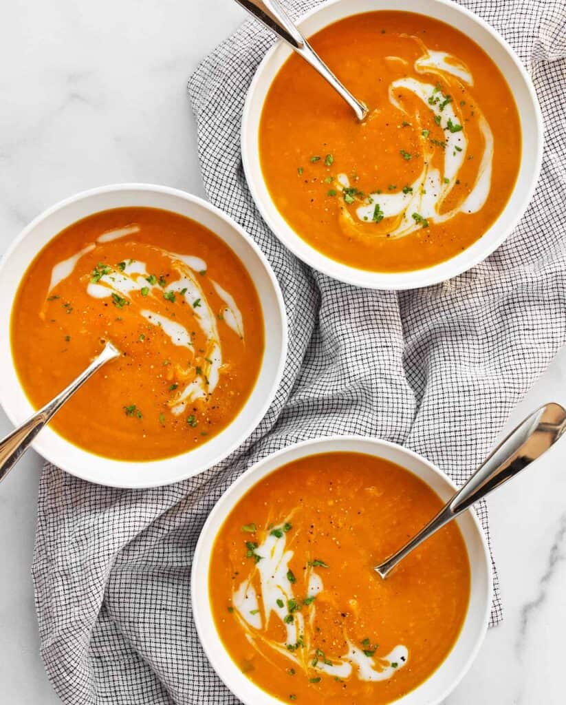 Turmeric Butternut Squash Apple Soup