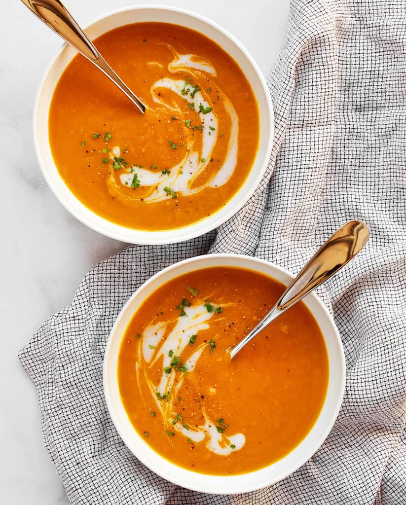 Turmeric Butternut Squash Apple Soup